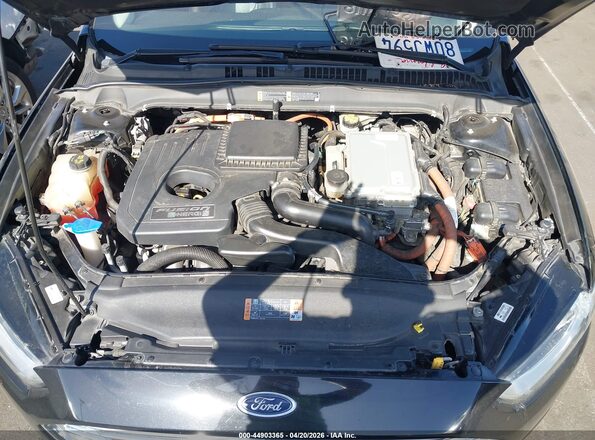 3FA6P0SU7GR229149 2016 FORD FUSION ENERGI Black Вид ззаду