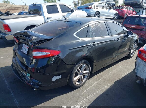 3FA6P0SU7GR229149 2016 FORD FUSION ENERGI Black Задня права чверть