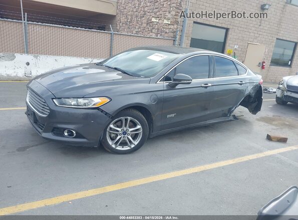 3FA6P0SU7GR357410 2016 FORD FUSION ENERGI Gray Vista tres cuartos delantera izquierda
