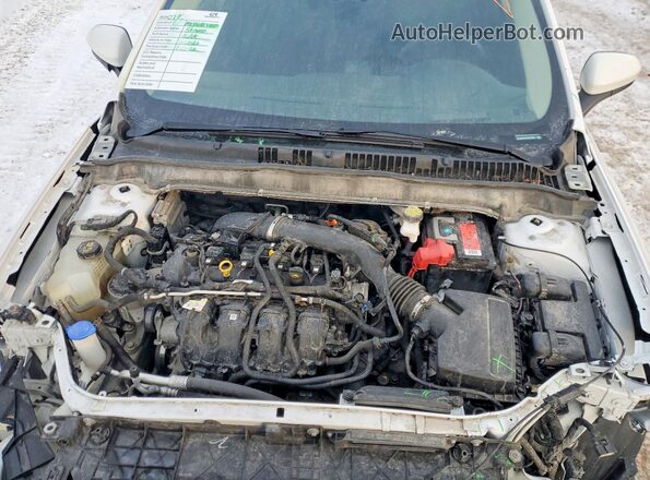 3FA6P0T97LR256985 2020 FORD FUSION Белый Вид задней части салона