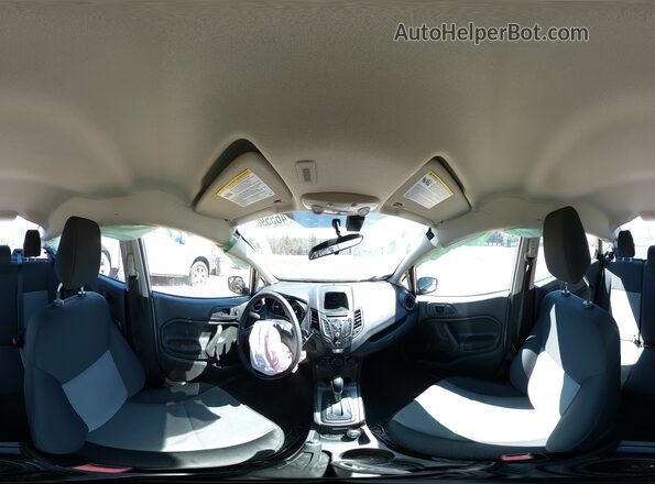 3FADP4AJ8KM154229 2019 FORD FIESTA Silver Widok naklejki z numerem VIN