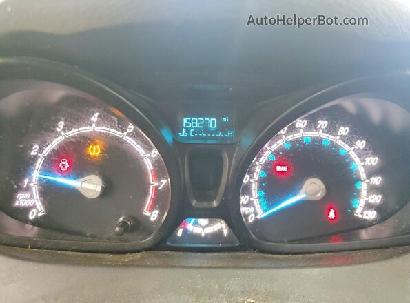 3FADP4AJ8KM154232 2019 FORD FIESTA Черный Вид щитка приборов