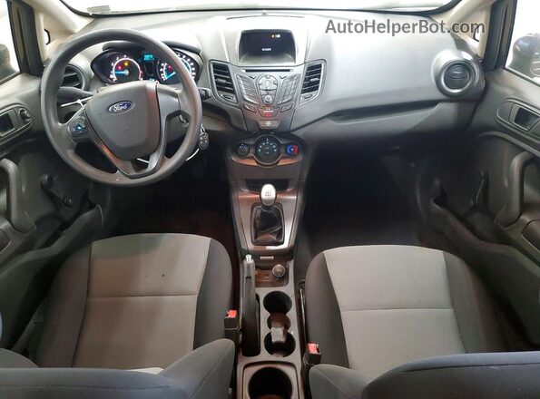 3FADP4AJ8KM154232 2019 FORD FIESTA Черный Вид панели приборов