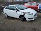 2018 Ford Fiesta S Белый vin: 3FADP4AJXJM115009