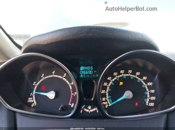3FADP4BJ0HM118722 2017 FORD FIESTA Silver Вид задніх сидінь