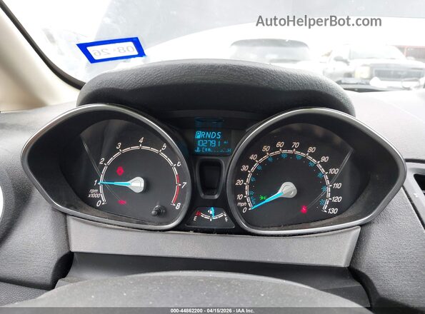 3FADP4BJ1JM136264 2018 FORD FIESTA Черный Вид задних сидений