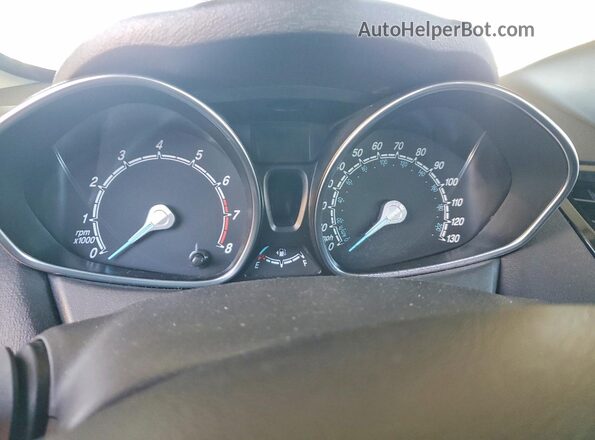3FADP4BJ1KM149016 2019 FORD FIESTA White Instrument cluster view