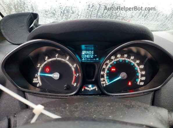 3FADP4BJ2JM130540 2018 FORD FIESTA Blue Սարքավորումների վահանակի տեսք