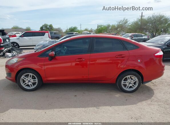 3FADP4BJ3KM166142 2019 FORD FIESTA Red Вид задньої частини салону