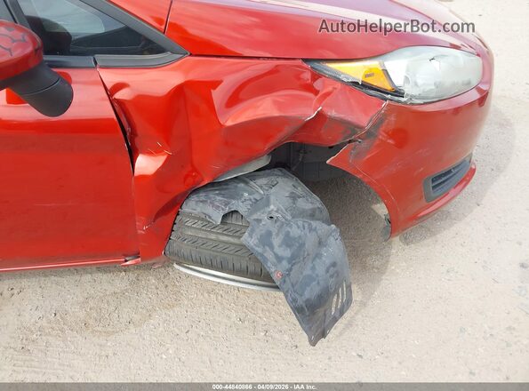 3FADP4BJ3KM166142 2019 FORD FIESTA Red Вид спереду