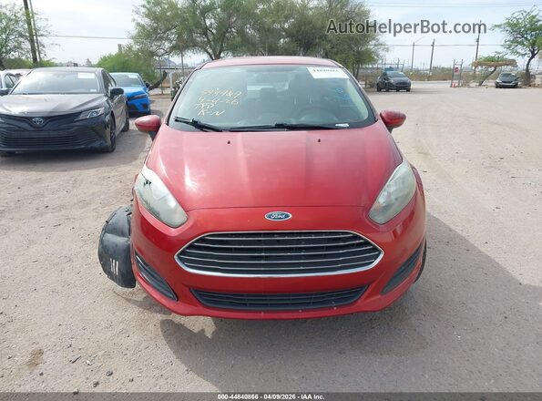 3FADP4BJ3KM166142 2019 FORD FIESTA Red Вид панелі приладів