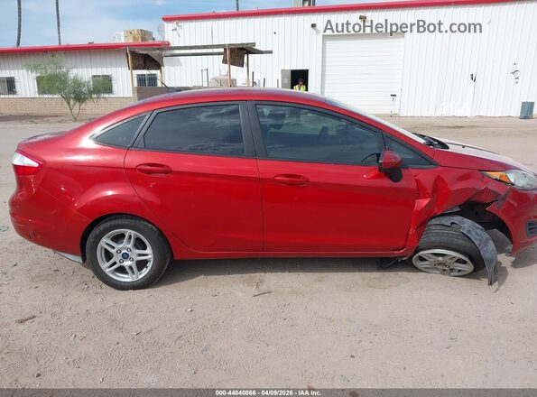 3FADP4BJ3KM166142 2019 FORD FIESTA Red Вид щитка приладів