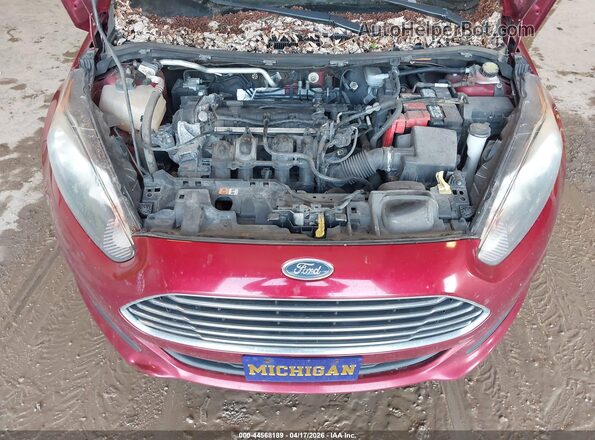 3FADP4BJ5HM147259 2017 FORD FIESTA Red Widok z tyłu