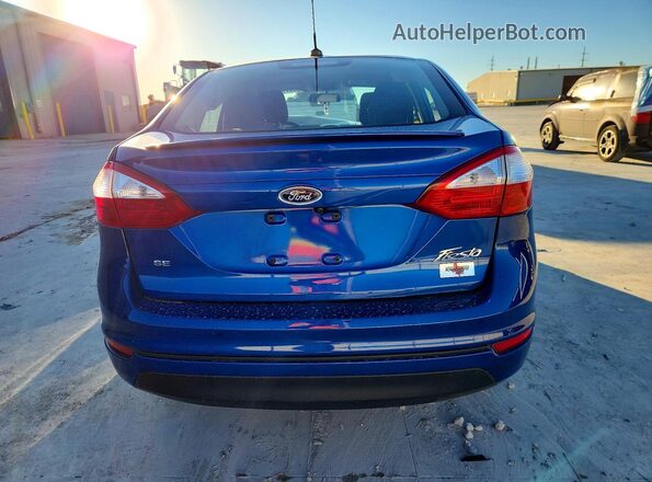 3FADP4BJ9JM109667 2018 FORD FIESTA Синий Вид сзади