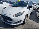 2017 Ford Fiesta Se White vin: 3FADP4BJXHM138332