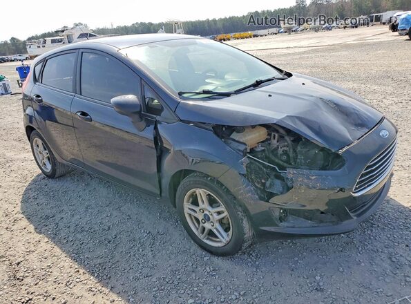 3FADP4EJ2JM145406 2018 FORD FIESTA Черный Передняя правая четверть