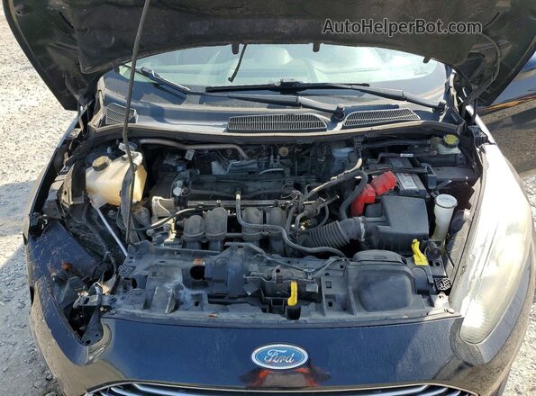 3FADP4EJ2JM145406 2018 FORD FIESTA Черный Вид задней части салона