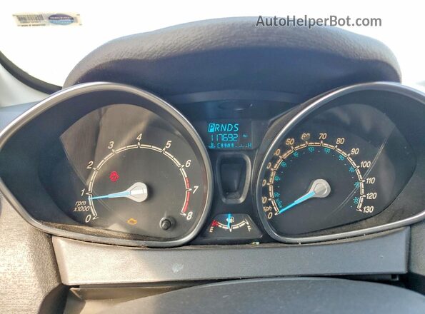 3FADP4EJ2JM145406 2018 FORD FIESTA Черный Вид щитка приборов