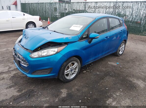 3FADP4EJ5HM170052 2017 FORD FIESTA Blue Przód lewy