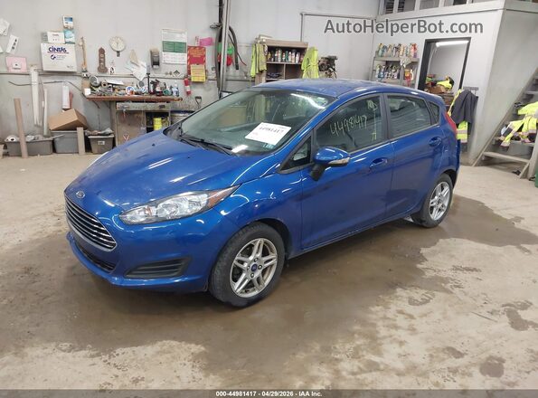 3FADP4EJ6JM140628 2018 FORD FIESTA Синий Передняя левая четверть
