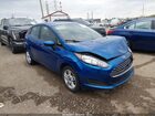 2018 Ford Fiesta Se Blue vin: 3FADP4EJ8JM124592