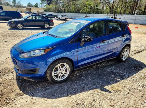 3FADP4EJXJM104490 2018 FORD FIESTA Синий Передняя левая четверть