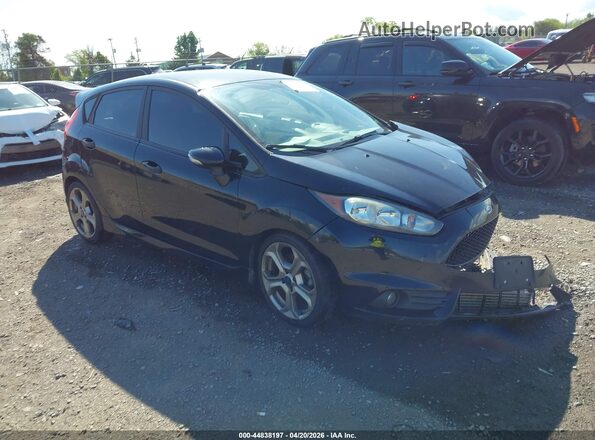 3FADP4GX1HM125370 2017 FORD FIESTA Черный Передняя правая четверть