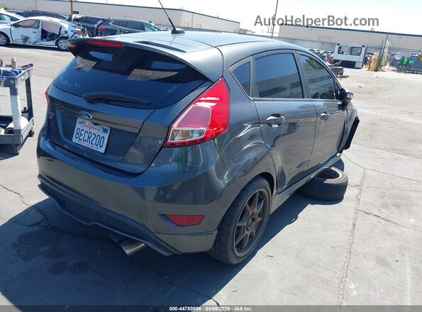 3FADP4GX7JM121846 2018 FORD FIESTA Серый Задняя правая четверть
