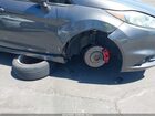 2018 Ford Fiesta St Серый vin: 3FADP4GX7JM121846