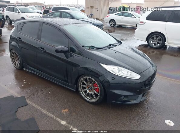 3FADP4GX9KM164327 2019 FORD FIESTA Черный Передняя правая четверть