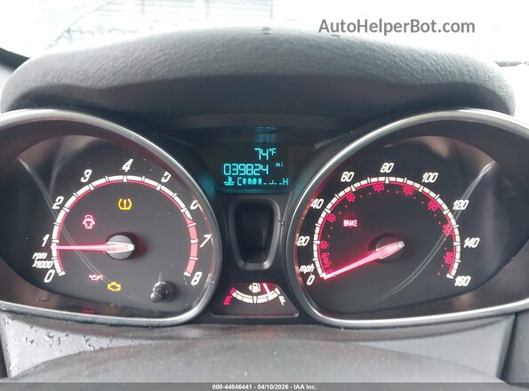 3FADP4GX9KM164327 2019 FORD FIESTA Черный Вид задних сидений