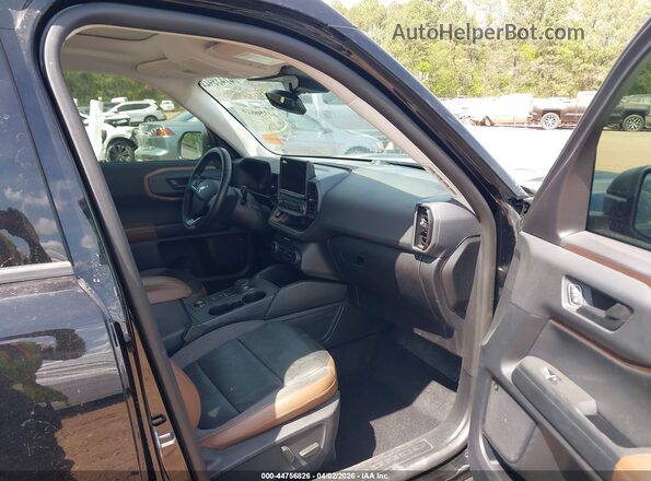 3FMCR9C63PRD32219 2023 FORD BRONCO SPORT Black Widok wnętrza z przodu