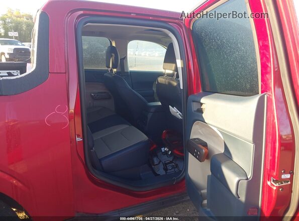 3FTTW8SAXSRA97078 2025 FORD MAVERICK Burgundy Vista de la etiqueta del VIN