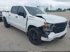 2024 Chevrolet Silverado 1500 2wd  Short Bed Custom White vin: 3GCPABEK9RG118980