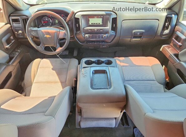 3GCPCPEHXJG277880 2018 CHEVROLET SILVERADO Черный Вид панели приборов