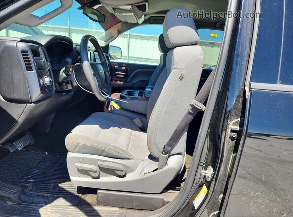 3GCPCPEHXJG277880 2018 CHEVROLET SILVERADO Черный Вид салона спереди