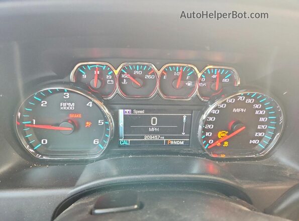 3GCPCREC1GG161573 2016 CHEVROLET SILVERADO White Սարքավորումների վահանակի տեսք