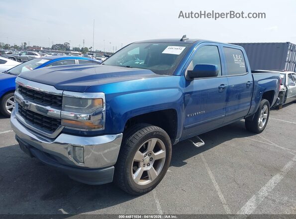 3GCPCREC3GG163454 2016 CHEVROLET SILVERADO Blue Առջևի ձախ երեք քառորդ տեսարան