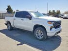 2022 Chevrolet Silverado K1500 Custom White vin: 3GCPDBEK0NG595220