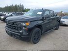 2024 Chevrolet Silverado 1500 4wd  Short Bed Custom Black vin: 3GCPDBEK5RG229369