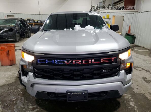 3GCPDBEKXNG518645 2022 CHEVROLET SILVERADO Серебряный Вид спереди