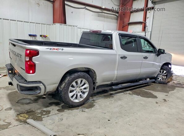3GCPDBEKXNG518645 2022 CHEVROLET SILVERADO Серебряный Задняя правая четверть