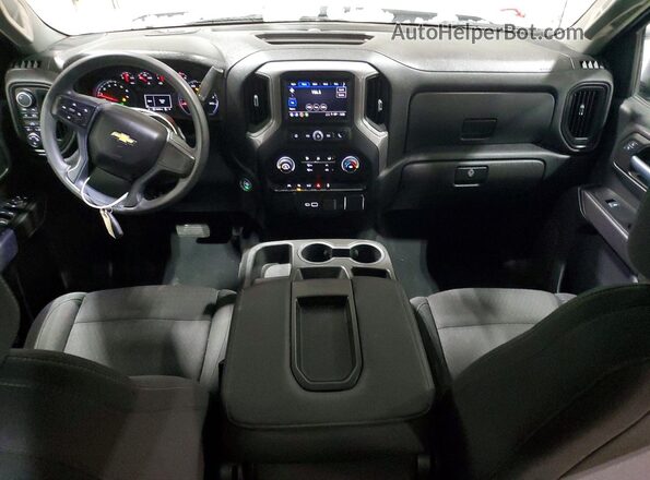 3GCPDBEKXNG518645 2022 CHEVROLET SILVERADO Серебряный Вид панели приборов
