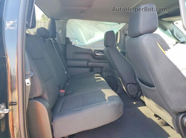 3GCPDCEK3NG572844 2022 CHEVROLET SILVERADO Black Widok tylnych siedzeń