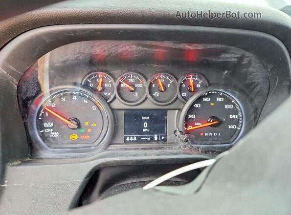 3GCPDCEK8RG204116 2024 CHEVROLET SILVERADO White Vista del cuadro de instrumentos