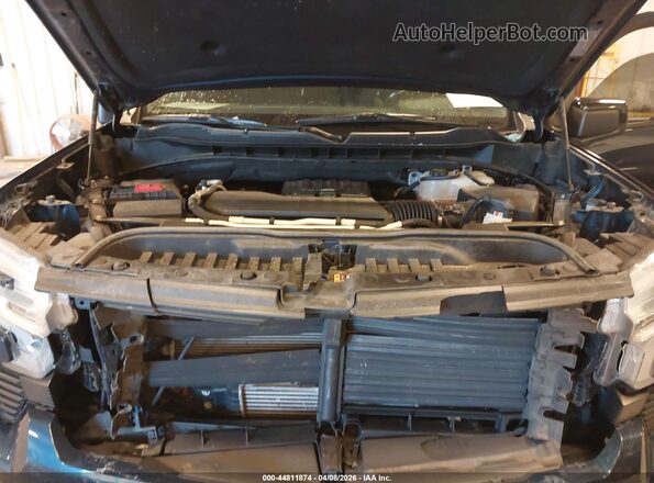3GCPDFEK0NG645721 2022 CHEVROLET SILVERADO Blue Вид ззаду