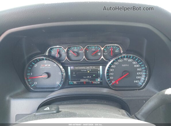 3GCUKREC4GG194640 2016 CHEVROLET SILVERADO Серебряный Вид задних сидений