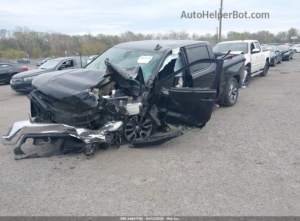 3GCUYDED2LG379936 2020 CHEVROLET SILVERADO Черный Передняя левая четверть