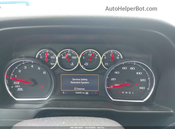 3GCUYDED4KG246772 2019 CHEVROLET SILVERADO Красный Вид задних сидений
