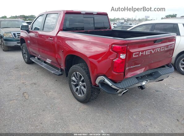 3GCUYDED4KG246772 2019 CHEVROLET SILVERADO Красный Задняя левая четверть